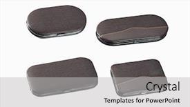  Presentation with metallic - Amazing theme having leather-glat-box-with-metallic backdrop and a light gray colored foreground