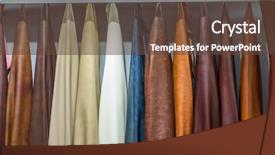  Presentation with leather - Theme enhanced with leather pelt fashion variety color background and a tawny brown colored foreground