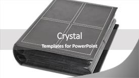  Presentation with photo album - Colorful slides enhanced with medicinal drink fresh viburnum in a carafe backdrop and a coral colored foreground