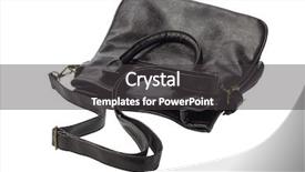  Presentation with leather bag - Presentation featuring common raven playing background and a  colored foreground.