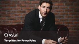  Presentation with fashion accessories - Beautiful slide deck featuring leather sofa luxurious lifestyle fashion backdrop and a wine colored foreground