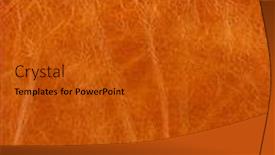  Presentation with design - Slide set consisting of leather-texture-closeup-for-background background and a crimson colored foreground