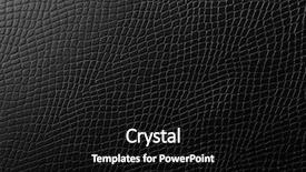  Presentation with leather - Presentation theme featuring leather textured background background and a black colored foreground