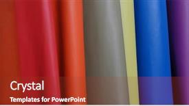  Presentation with leather - Slides with leather variety vivid colors horizontal background and a tawny brown colored foreground