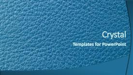  Presentation with leather - Audience pleasing presentation design consisting of leather backdrop and a ocean colored foreground