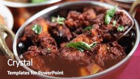  Presentation with curry leaves - Slide deck enhanced with diamonds - hiking path to diamond hill background and a light gray colored foreground