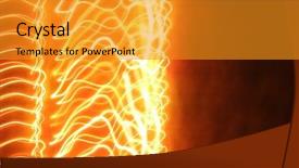  Presentation with light abstract - Colorful presentation theme enhanced with  backdrop and a  colored foreground