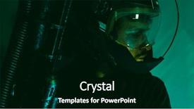  Presentation with led lights - Amazing slides having led and huge laser gun backdrop and a  colored foreground