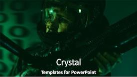  Presentation with led lights - Colorful theme enhanced with led and huge laser gun backdrop and a black colored foreground