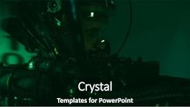  Presentation with led lights - Colorful theme enhanced with led and huge laser gun backdrop and a black colored foreground