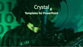  Presentation with led lights - Cool new presentation with led and huge laser gun backdrop and a forest green colored foreground