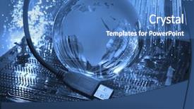  Presentation with optic - Slides consisting of technology earth globe against fiber optic background more in my portfolio background and a teal colored foreground