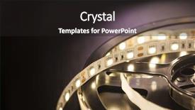  Presentation with led strip - Amazing presentation design having led light strip backdrop and a dark gray colored foreground