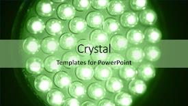  Presentation with led light - Presentation theme enhanced with led light background and a mint green colored foreground