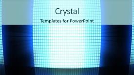  Presentation with blue squares - PPT layouts featuring led projector - background of blue squares forming background and a cool aqua colored foreground