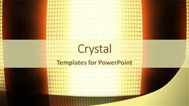  Presentation with orange - PPT theme featuring led projector - background of orange squares forming background and a  colored foreground