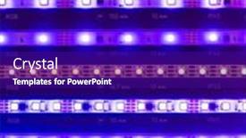  Presentation with led lights - Colorful slides enhanced with led-strips-purple-lights backdrop and a royal blue colored foreground