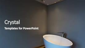  Presentation with bedroom modern - PPT theme enhanced with led tube - modern bedroom with bathtub luxury background and a  colored foreground