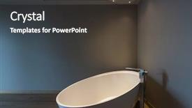  Presentation with bedroom modern - PPT theme having led tube - modern bedroom with bathtub luxury background and a  colored foreground