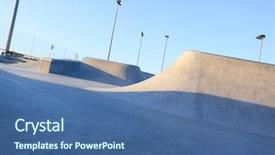  Presentation with public - Slides having ledge - public skatepark in harwich essex background and a ocean colored foreground