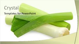  Presentation with fresh water splash green apple isolated white - Amazing slides having leeks-isolated-on-white-background backdrop and a soft green colored foreground
