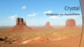  Presentation with arizona - Slides featuring left to right west background and a light blue colored foreground