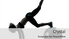  Presentation with fitness - Amazing slide set having leaf and aloe vera gel backdrop and a pink colored foreground