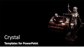  Presentation with law - Slides consisting of legal-and-law-concept-statue background and a black colored foreground