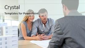  Presentation with real estate - PPT layouts with night view of cologne cathedral - germany north rhine-westphalia background and a gray colored foreground