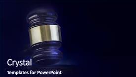  Presentation with law crime - Beautiful PPT theme featuring legal crime law headlines concept backdrop and a navy blue colored foreground