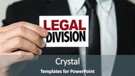  Presentation with legal - Colorful presentation design enhanced with legal division backdrop and a ocean colored foreground