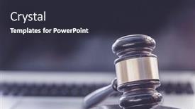 Presentation with legal - Presentation having legal-law-concept-image-gavel background and a dark gray colored foreground