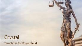  Presentation with law - Audience pleasing presentation design consisting of legal law concept image backdrop and a lemonade colored foreground