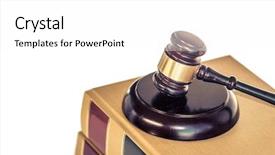  Presentation with legal - Beautiful theme featuring legal law concept image backdrop and a white colored foreground