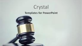  Presentation with legal - Presentation theme featuring authority - legal law concept image background and a light gray colored foreground