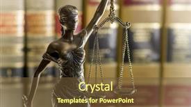  Presentation with legal - Cool new PPT theme with legal law concept image backdrop and a tawny brown colored foreground