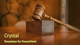  Presentation with legal - Slides enhanced with legal law concept image background and a tawny brown colored foreground