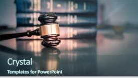  Presentation with legal - Colorful slide deck enhanced with legal law concept image backdrop and a tawny brown colored foreground