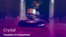  Presentation with legal - PPT theme consisting of legal-law-office-business-concept background and a violet colored foreground