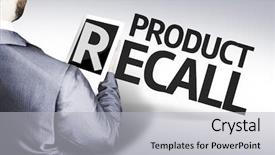  Presentation with product - Presentation theme enhanced with legal liability - business man with the text background and a light gray colored foreground