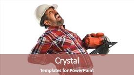  Presentation with back pain - Slide set having legal liability - hispanic worker experiencing back pain background and a red colored foreground