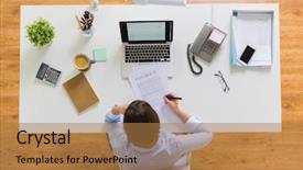  Presentation with legal document - Amazing slides having legal pad - business people and work concept backdrop and a  colored foreground