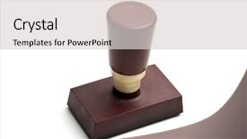  Presentation with old photographs black and white - PPT theme enhanced with legal pad - old stamp isolated on white background and a light gray colored foreground