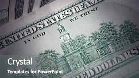  Presentation with world war one trenches - Slides consisting of legal tender - one hundred dollars as background background and a  colored foreground