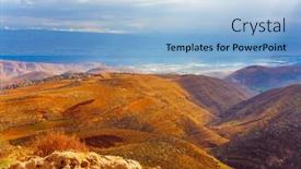  Presentation with ancient israel - Amazing slide set having legendary-dead-sea-ancient-terracotta backdrop and a light blue colored foreground