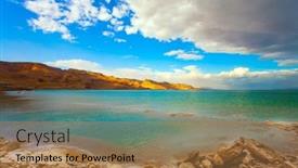  Presentation with ancient israel - PPT theme consisting of legendary-dead-sea-ancient-terracotta background and a coral colored foreground