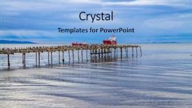  Presentation with strait - Audience pleasing PPT theme consisting of legendary strait of magellan backdrop and a light blue colored foreground