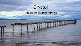  Presentation with strait - PPT theme having legendary strait of magellan background and a light blue colored foreground