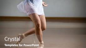  Presentation with classical - PPT theme consisting of legs-and-slippers-of-classical background and a violet colored foreground