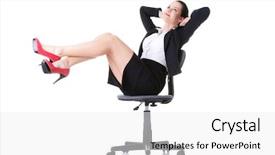  Presentation with global red - Colorful presentation design enhanced with black slotted kitchen spoon isolated on a white background backdrop and a white colored foreground